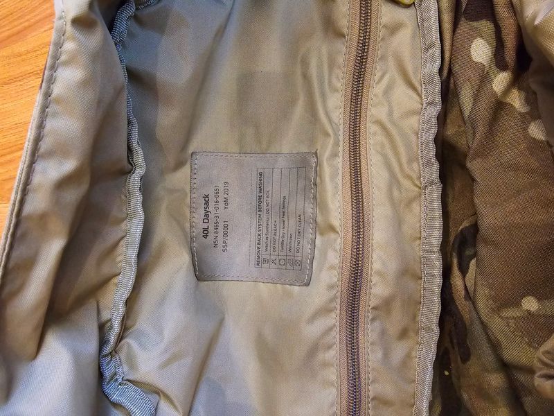 Рюкзак основний - денний Virtus General User Daysack MTP 40L з гідратором V10111GD фото